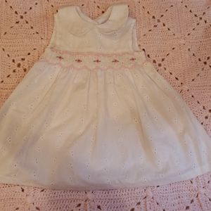 Smocked Eyelet Dress